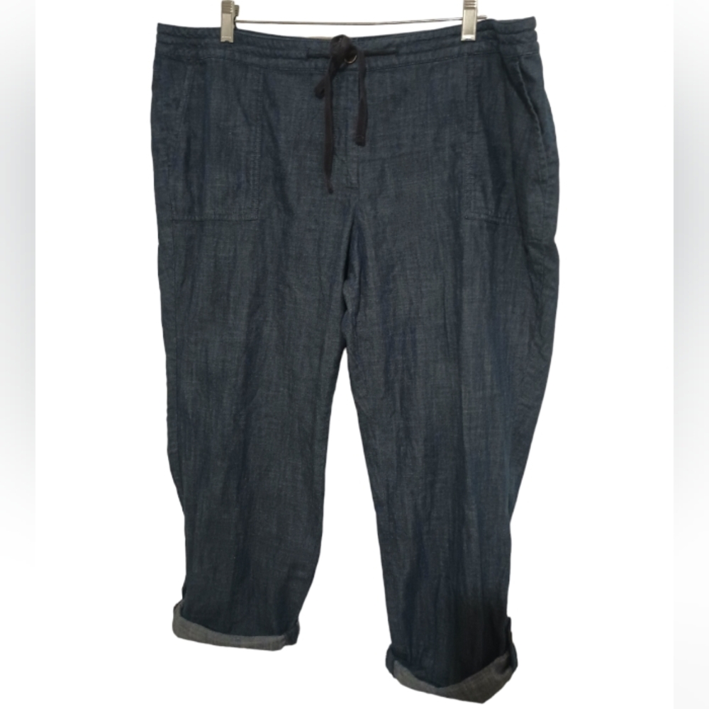 Talbot's Chambray Pants, Talbots Woman Petite Pants, Talbot's Heritage Size 18WP